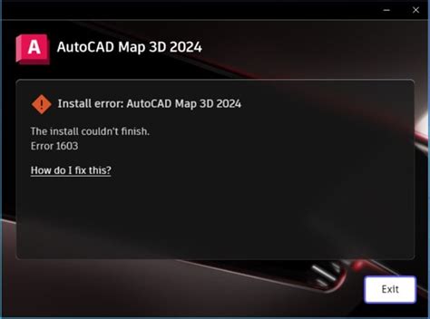 autocad インストール エラー 1603|autocad 2023 インストール エラー 1603.